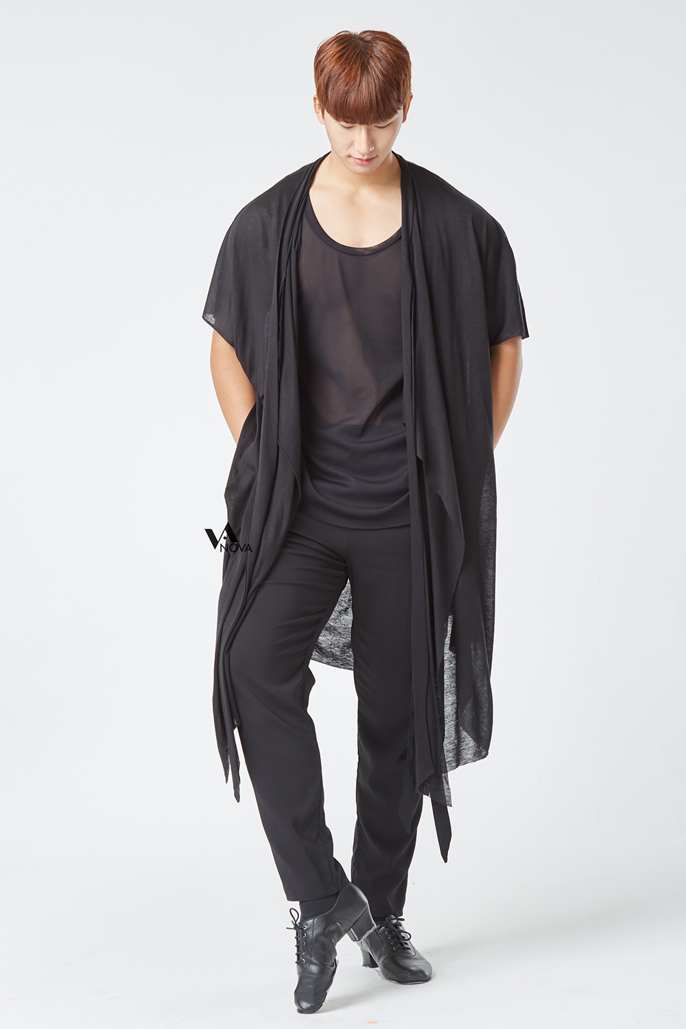 Sheer Black Cardigan (Unisex)