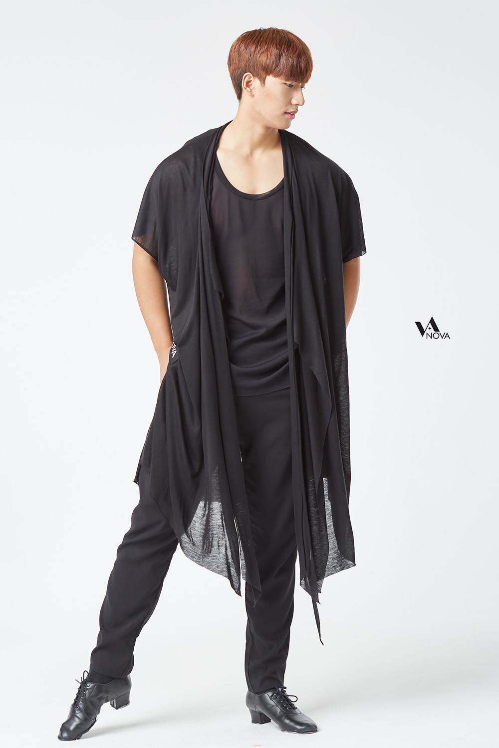 Sheer Black Cardigan (Unisex)