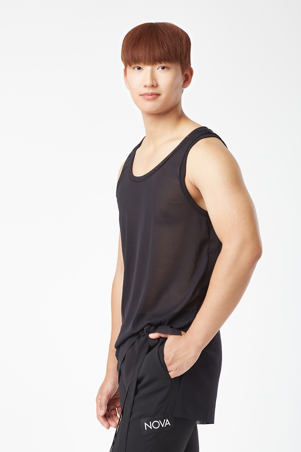 Sheer Tank Top for Men