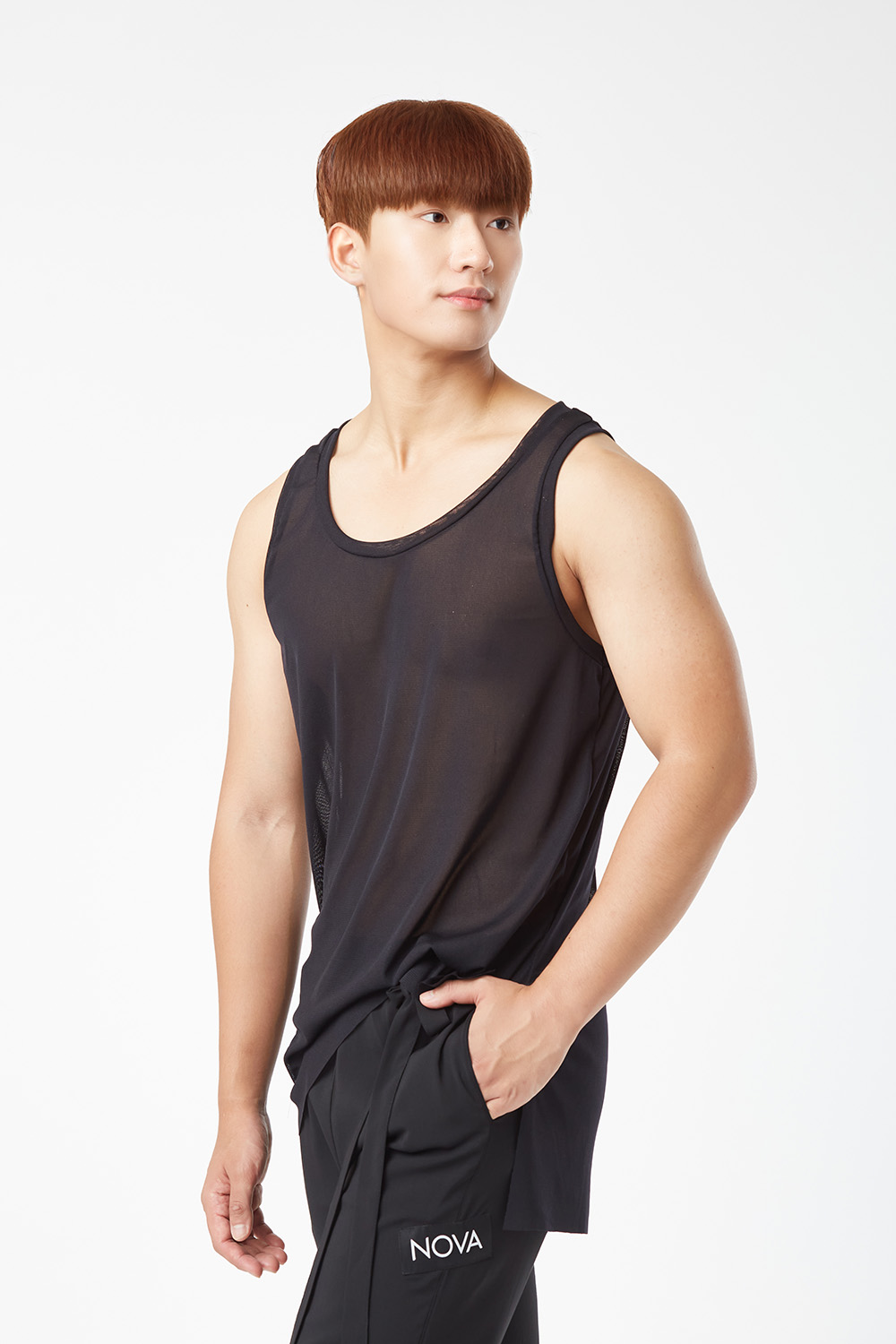 Sheer Tank Top for Men