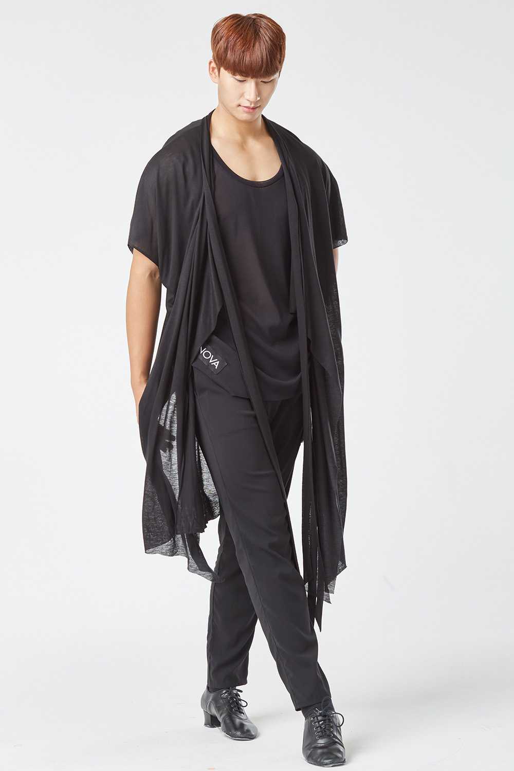 Sheer Black Cardigan (Unisex)