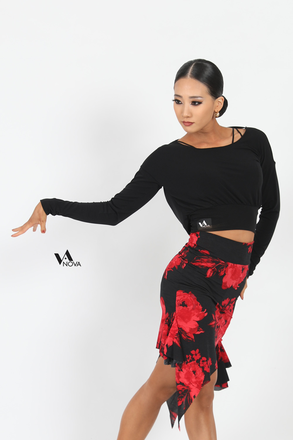 Cowl Back Cropped Top